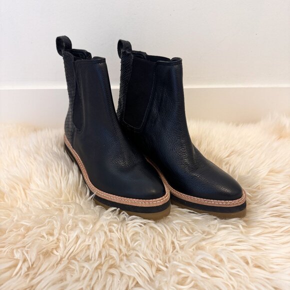 NWOT Kaanas Black Pontevedra Chealsea Boot (7) - Picture 6 of 8